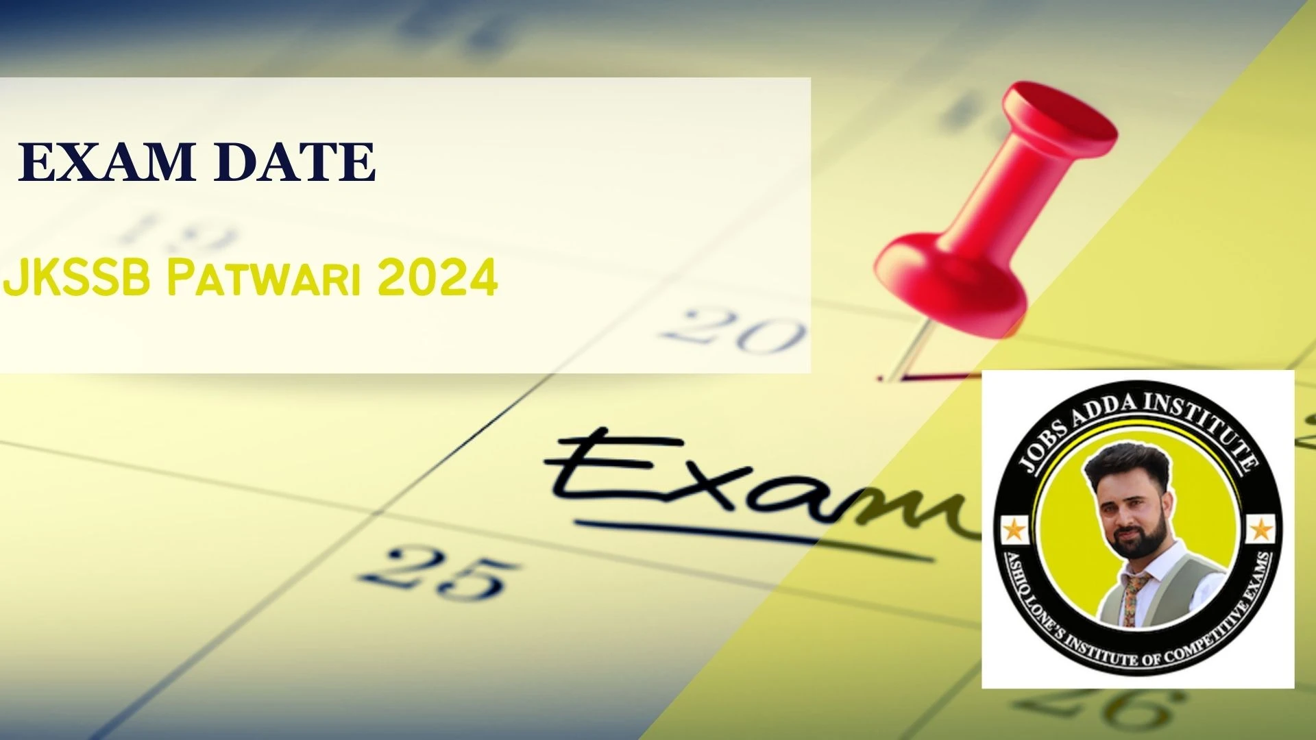 JKSSB Patwari Exam Date 2024 Yet To Be Announced